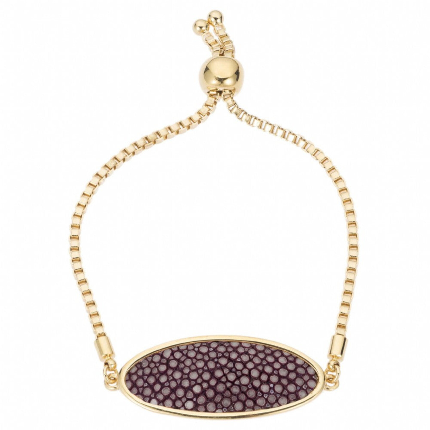 VIVO Studios The Lily Shagreen Box Chain Friendship Bracelet