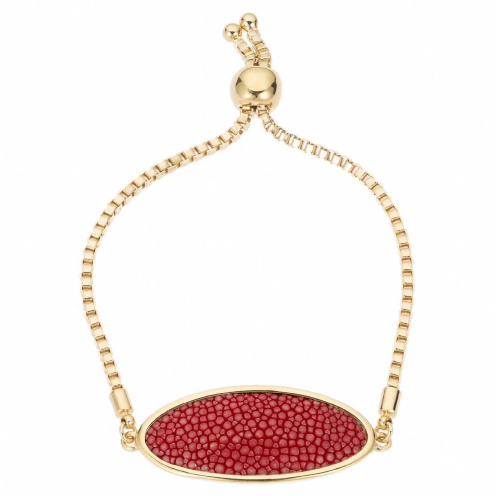 VIVO Studios The Lily Shagreen Box Chain Friendship Bracelet