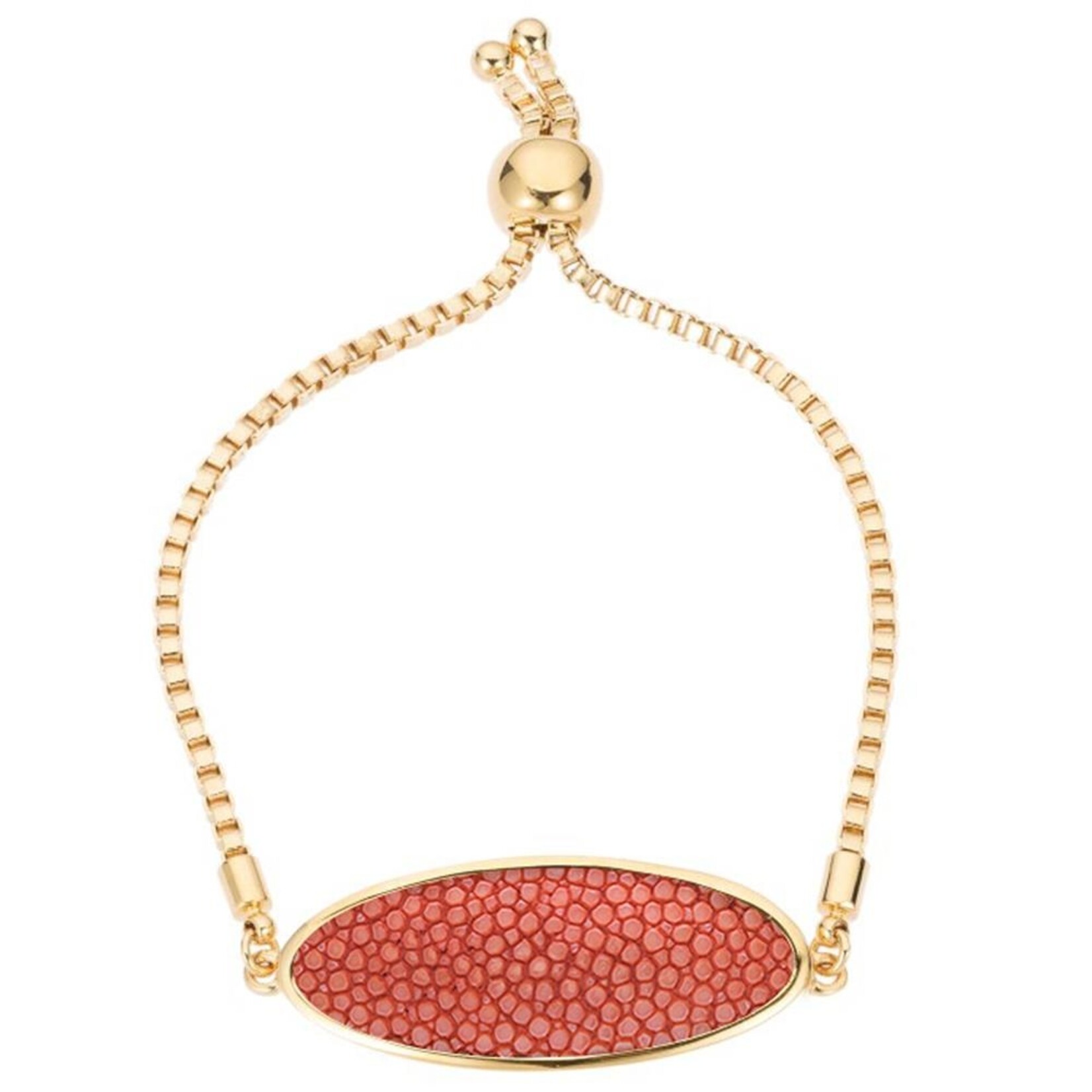 VIVO Studios The Lily Shagreen Box Chain Friendship Bracelet