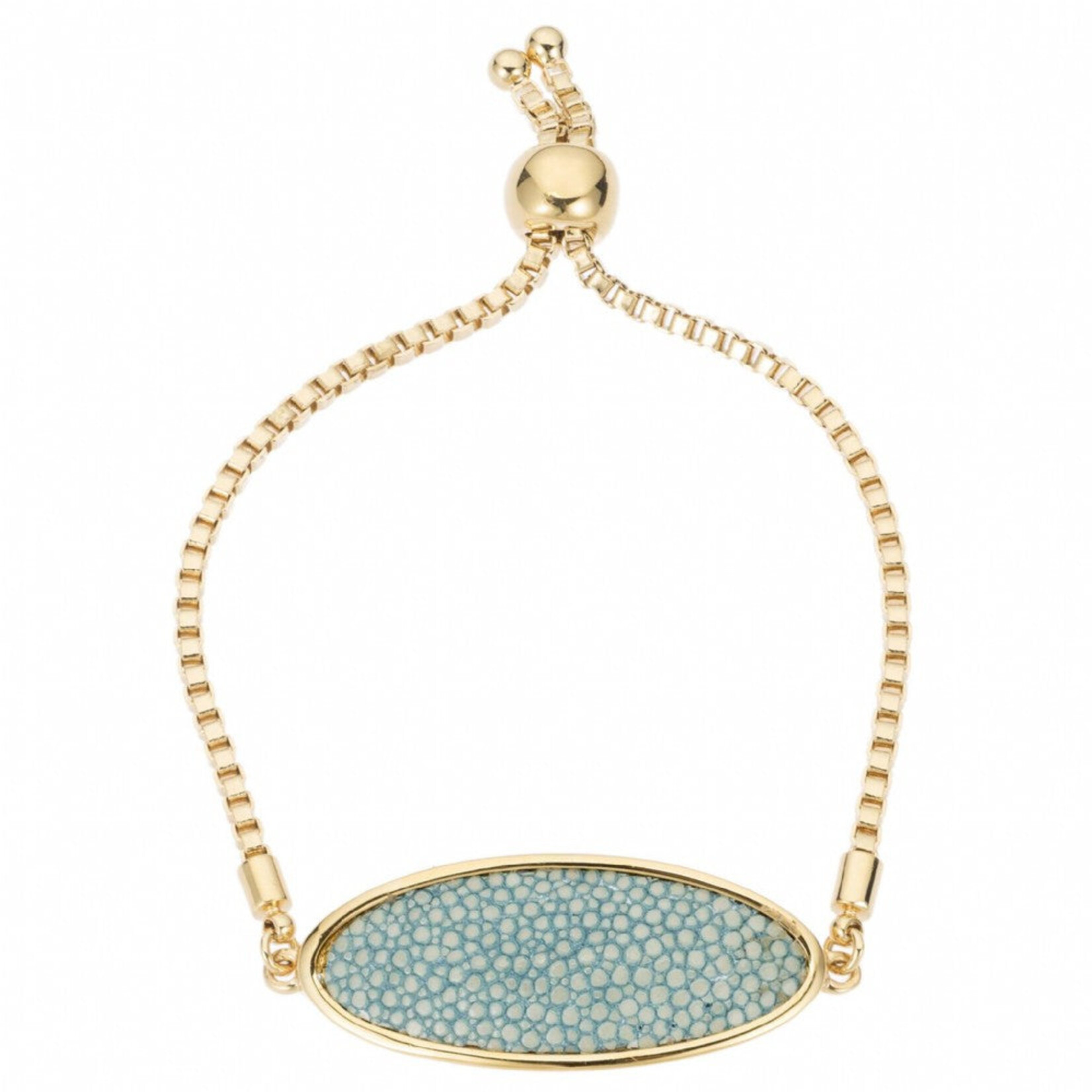 VIVO Studios The Lily Shagreen Box Chain Friendship Bracelet