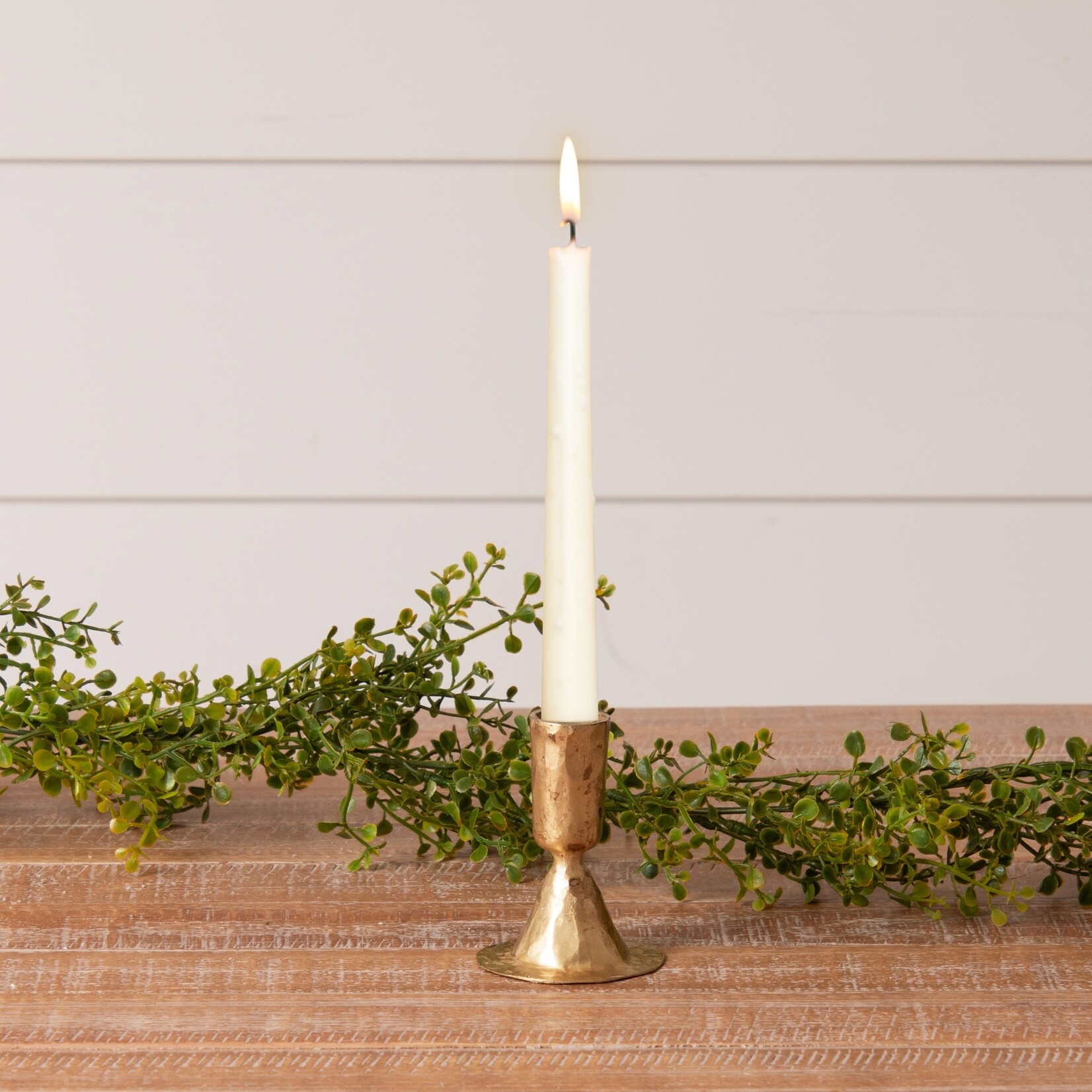 Audrey's Hammered Gold Candle Holder