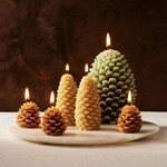 Green Tree Home Cone Candles