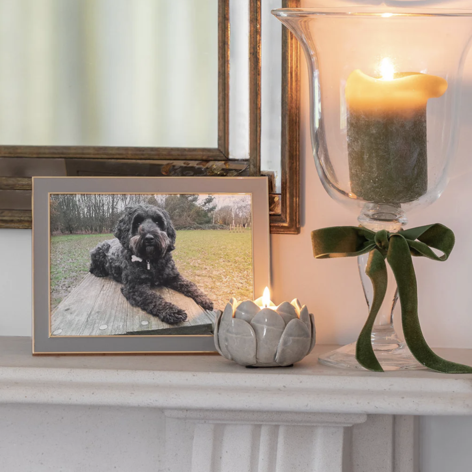 Addison Ross Colored Enamel & Silver Photo Frame