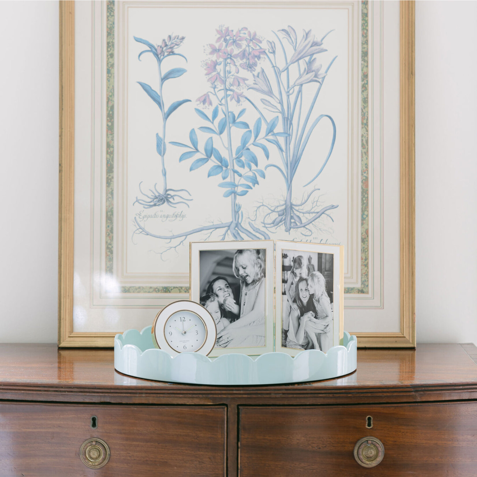 Addison Ross Colored Enamel & Gold Photo Frame
