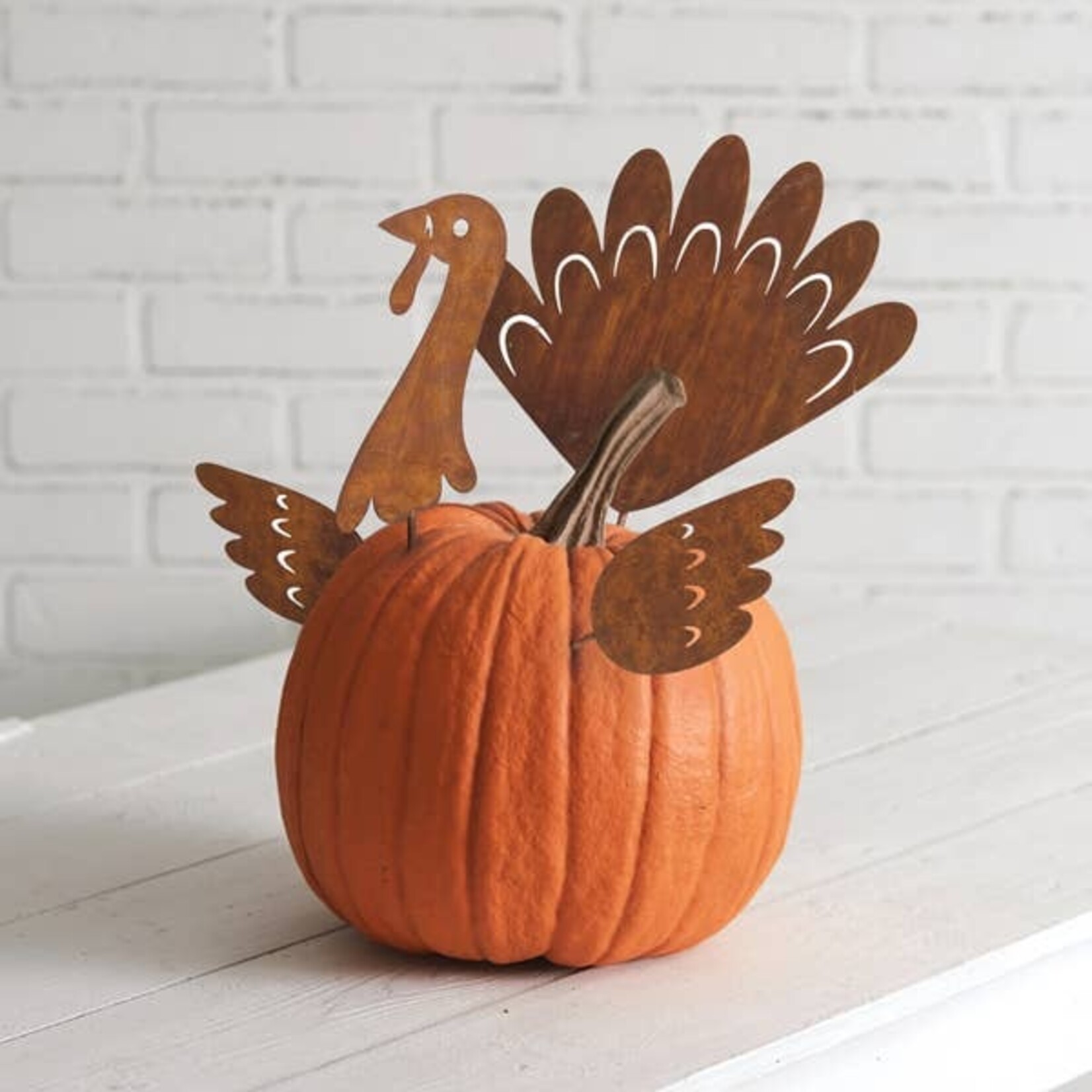 CTW Home Turkey Pumpkin Decorating Picks (Set of 4)