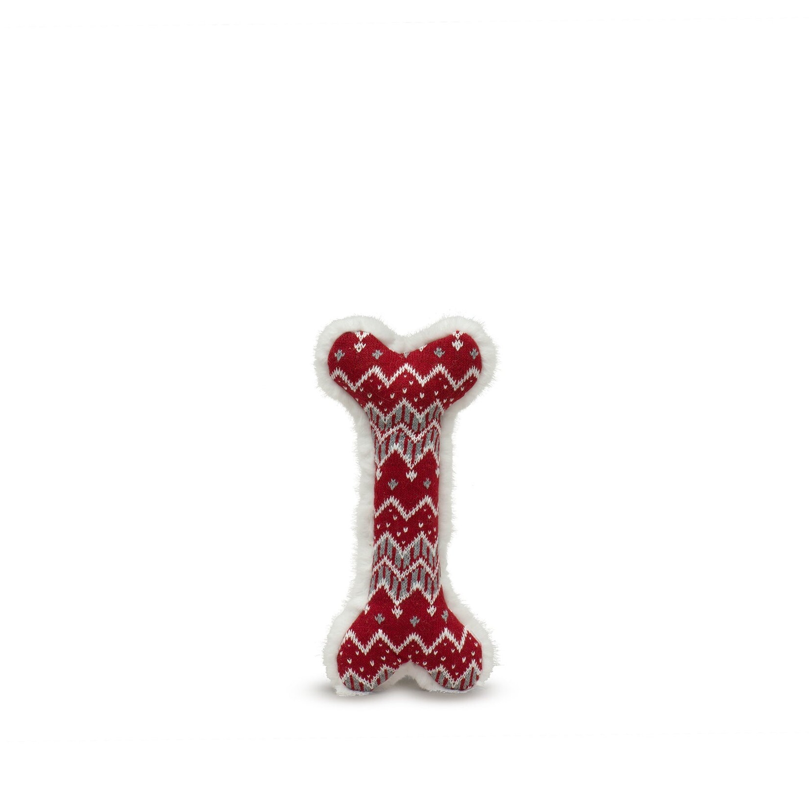 HuggleGroup Nordic Frost Plush Bone Dog Toy