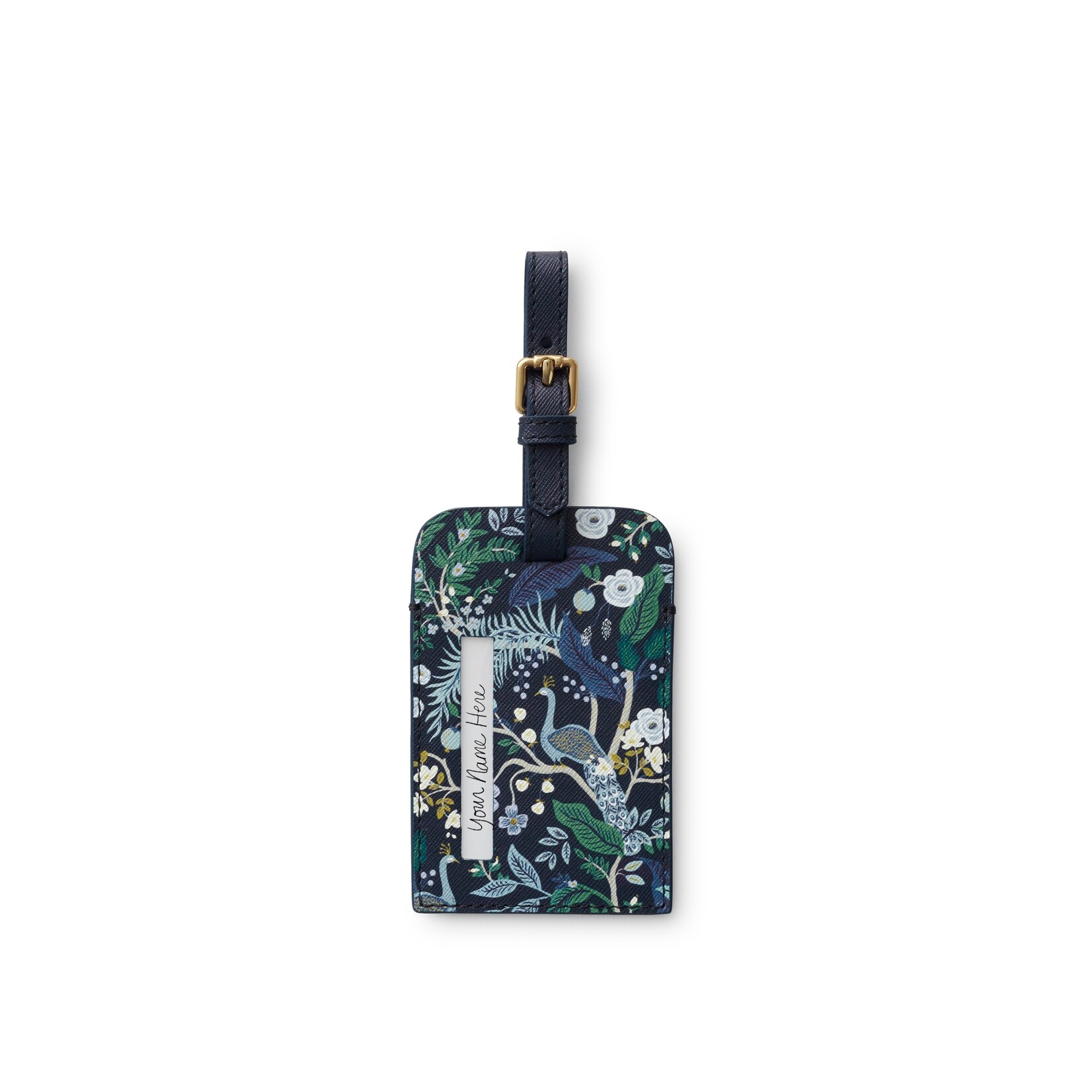 Rifle Paper Co Luggage Tags in Peacock