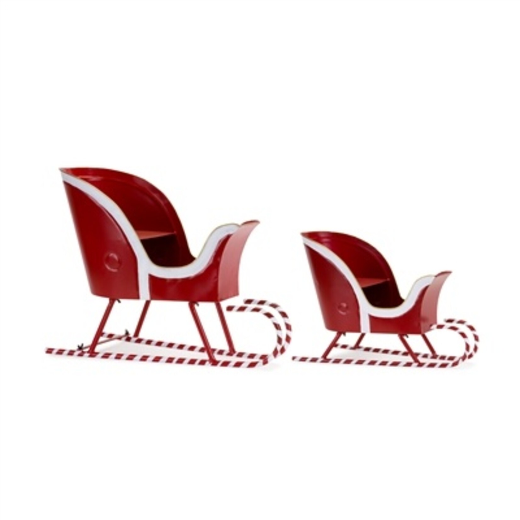 Melrose International Candy Cane Sleighs