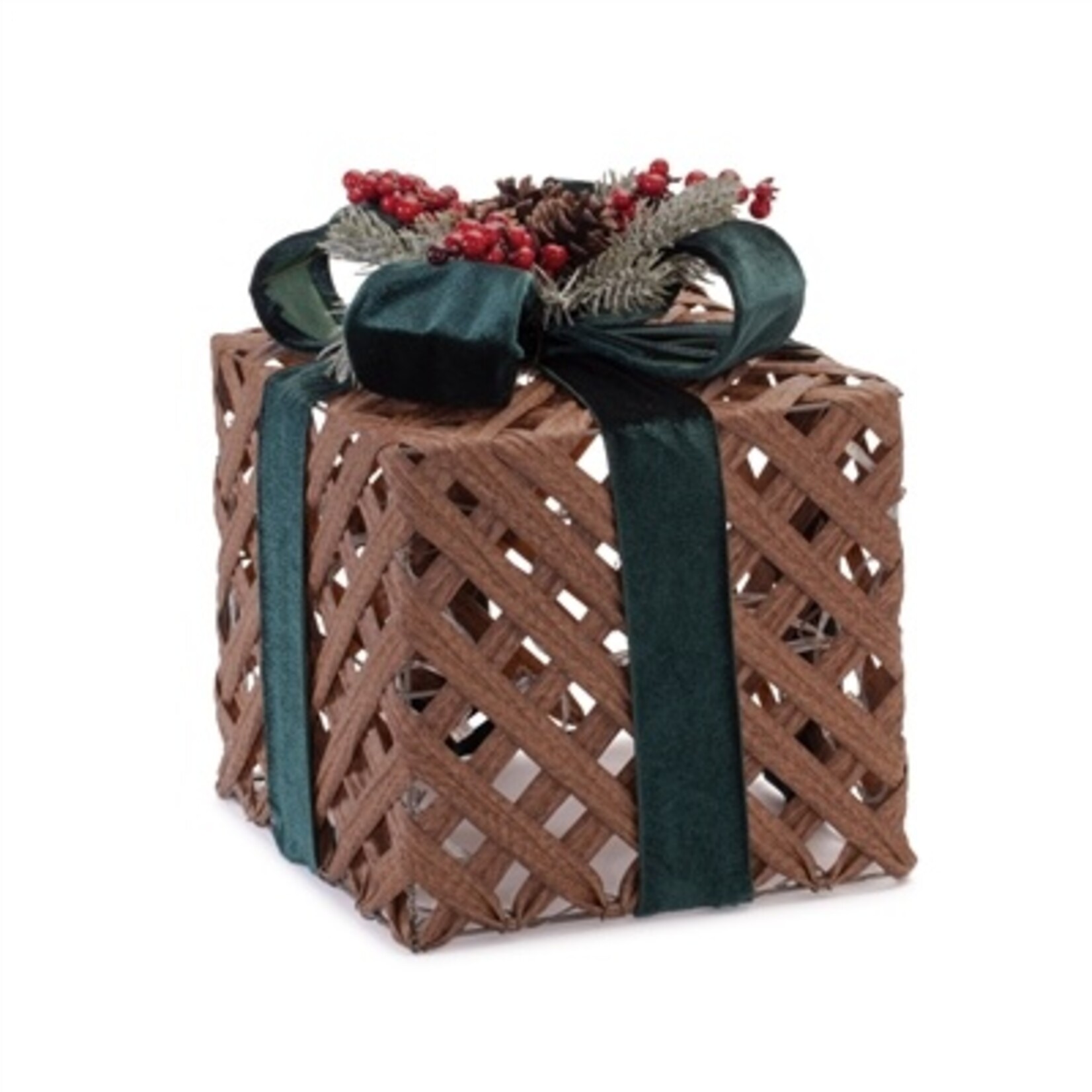 Melrose International Christmas Gifts w/ LED Lights (Set of 3)
