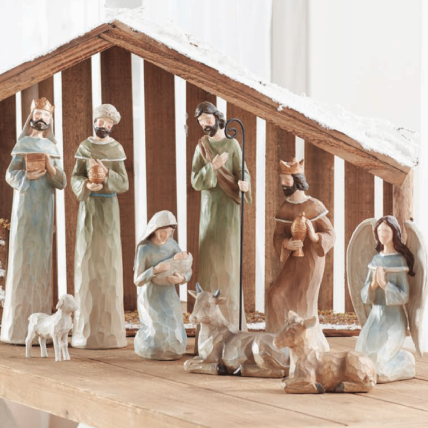 Melrose International Bethlehem Nativity Scene (Set of 9)