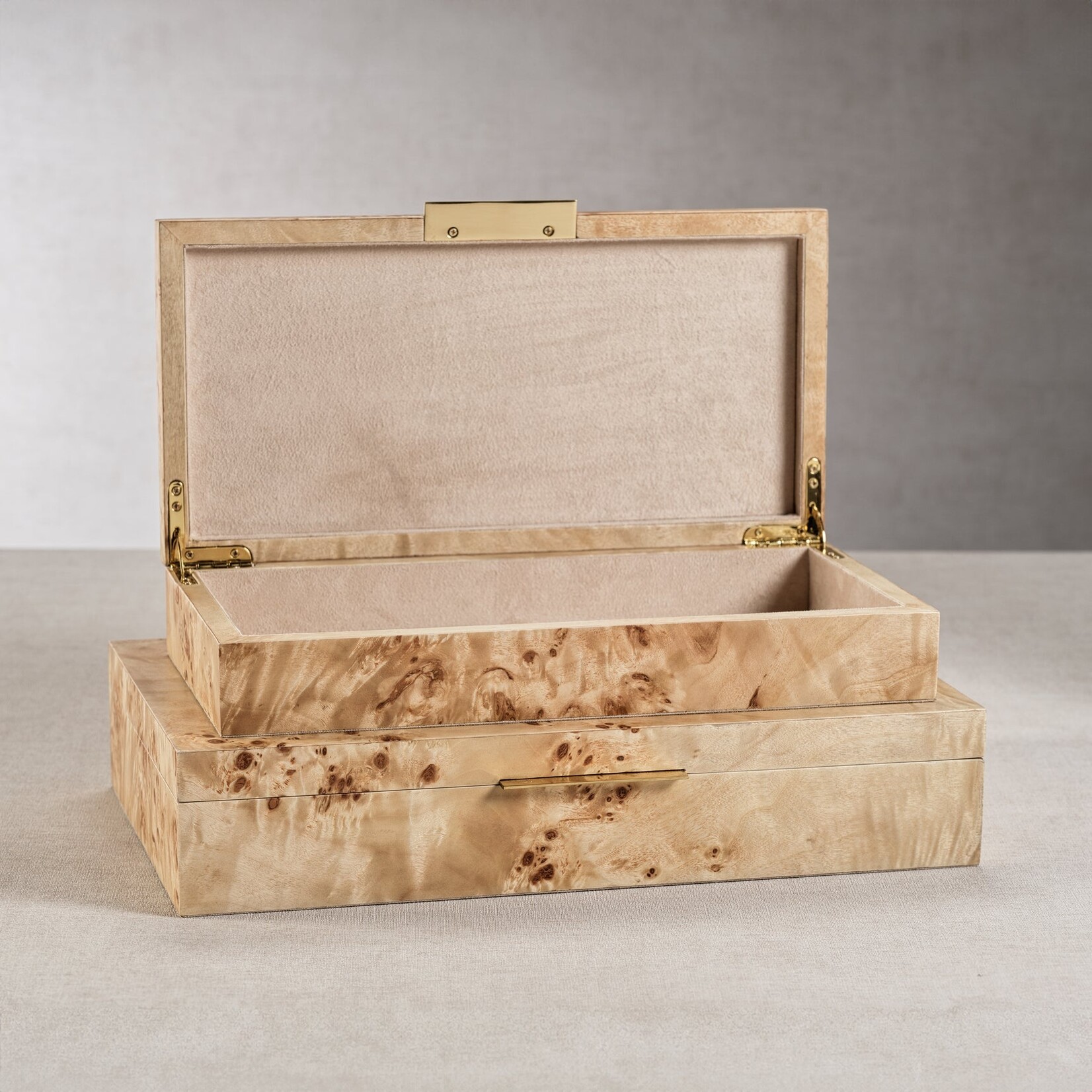 Zodax Burlwood Veneer Box