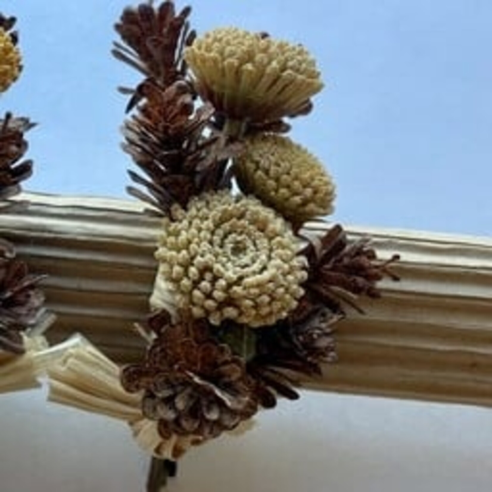 Deborah Rhodes Autumn Corsage Napkin Rings (Set of 4)