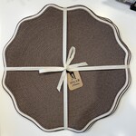 Deborah Rhodes Autumn Piped Oxford Placemats (Set of 4)