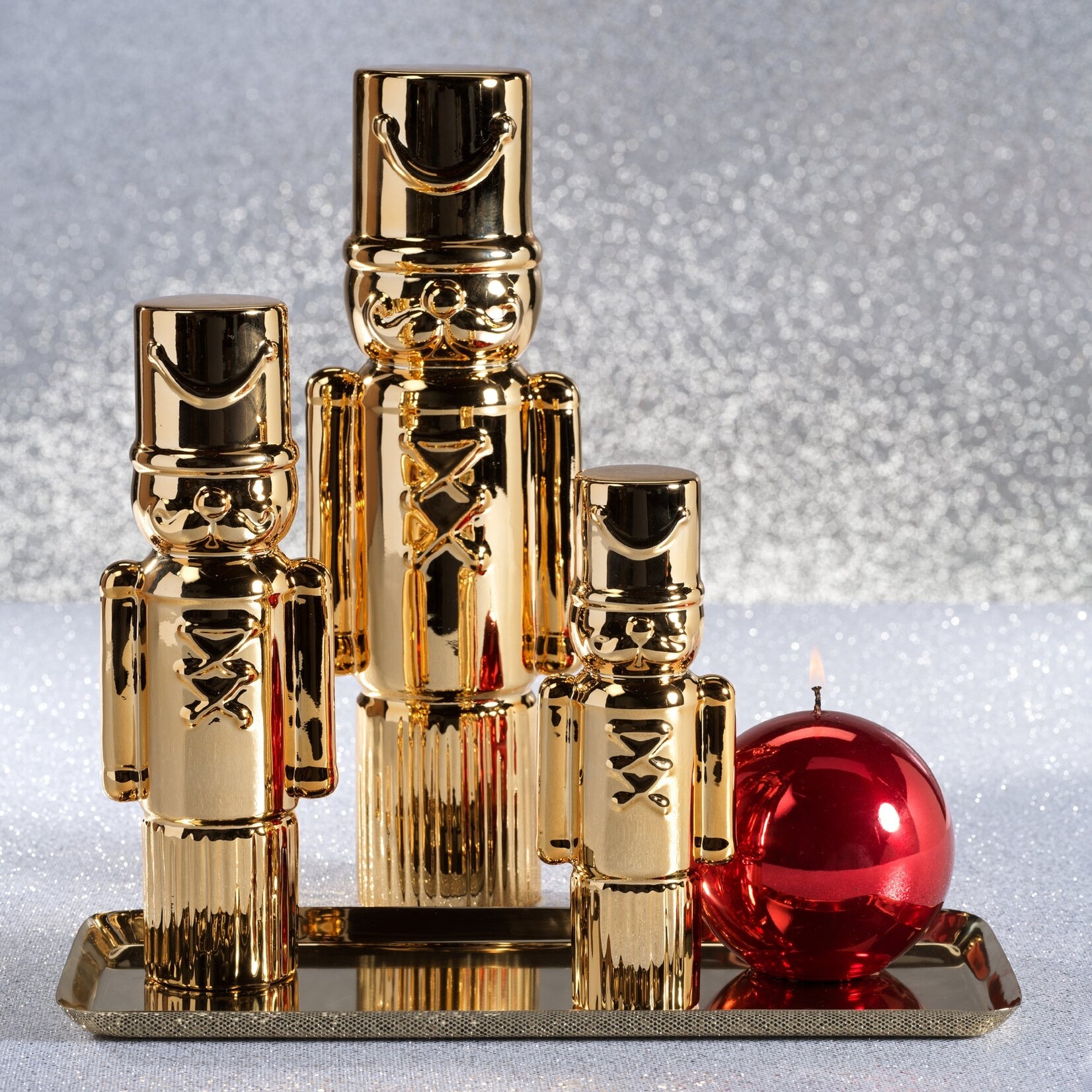 Zodax Gold Ceramic Soldiers