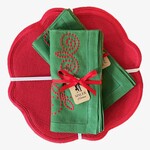 Deborah Rhodes Monticello Placemats in Holiday Red (Set of 4)