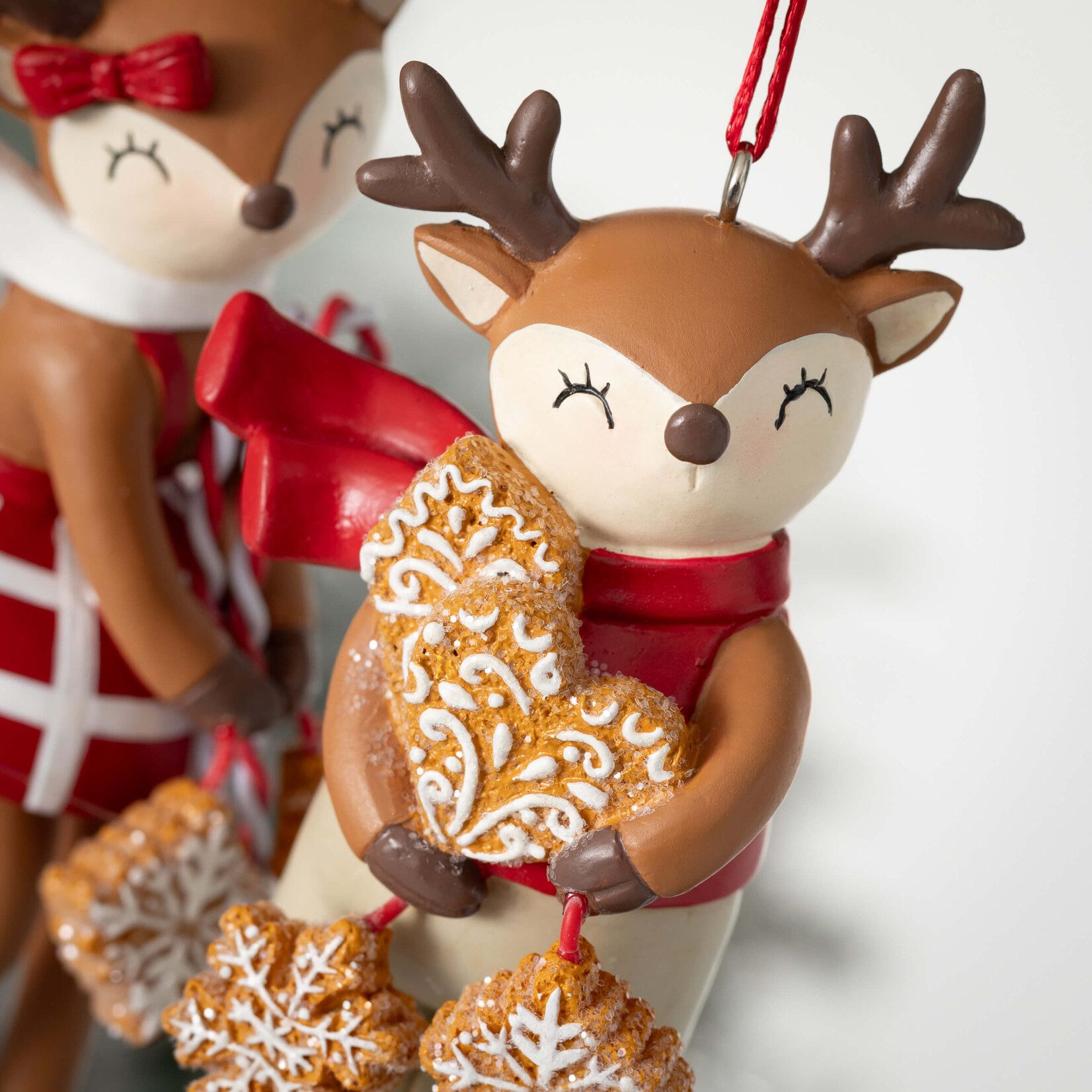 Sullivans Gingerbread Reindeer Ornaments