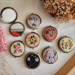 Quince Fables Embroidered Compact Mirrors