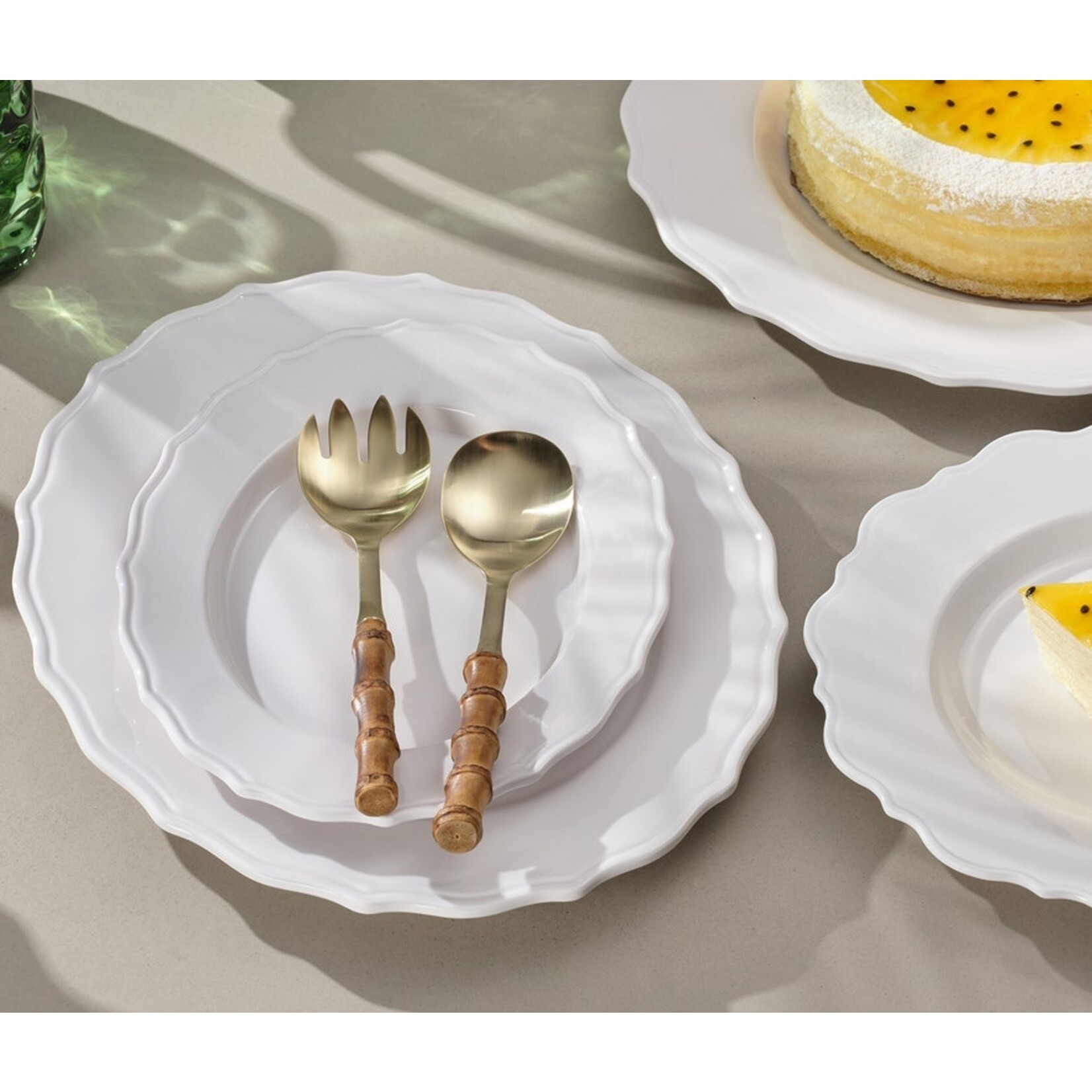 Blue Pheasant Zoya Serving Spoon & Fork
