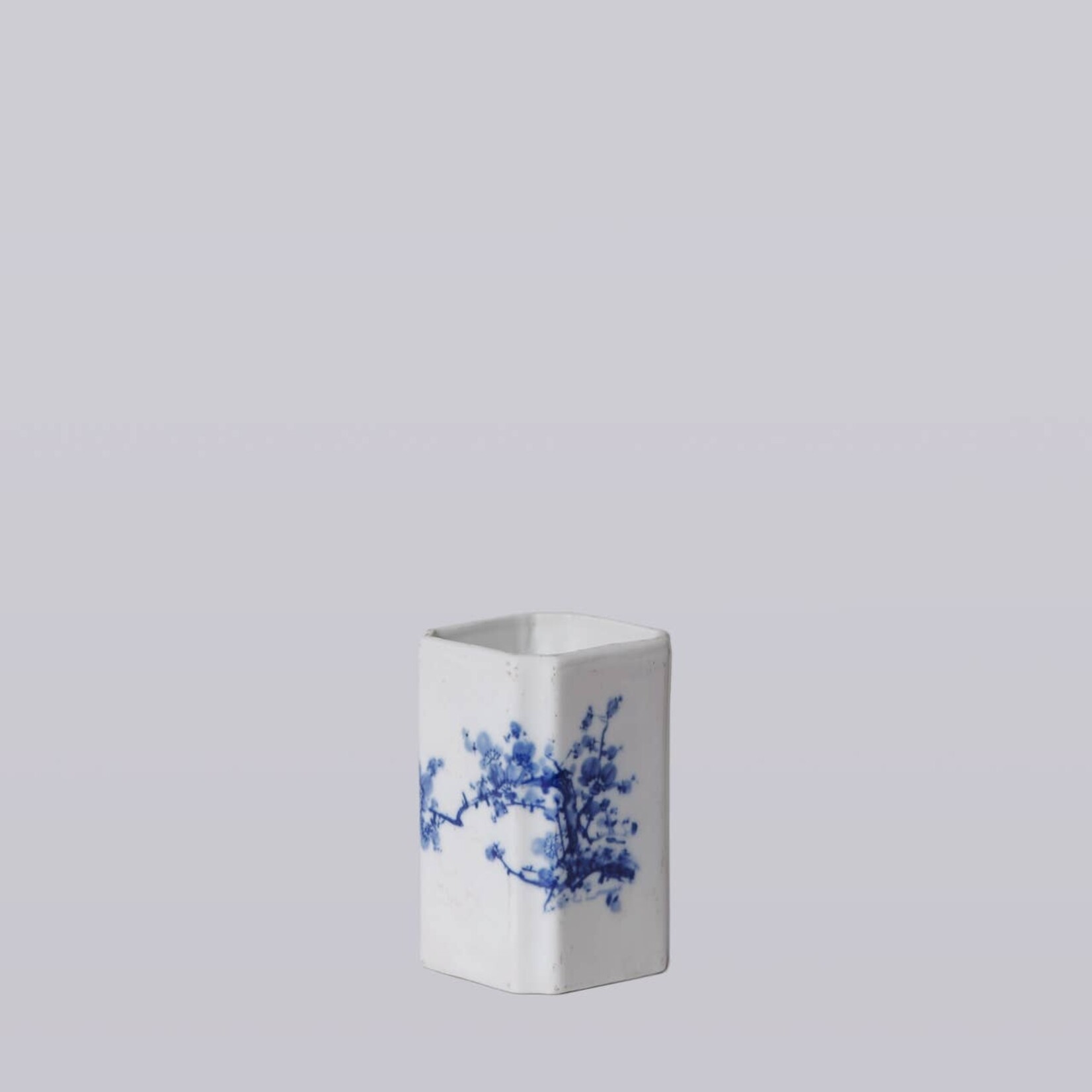 Cobalt Guild Porcelain Square Vase