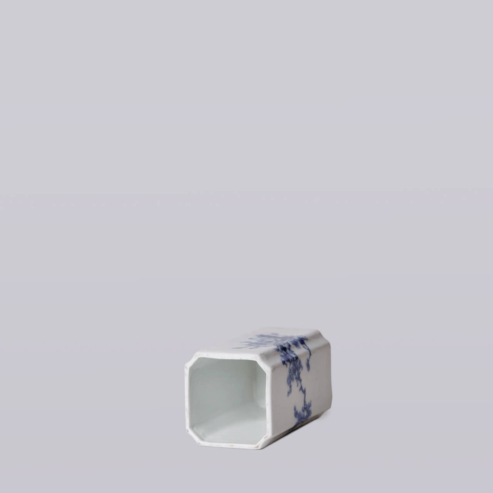 Cobalt Guild Porcelain Square Vase