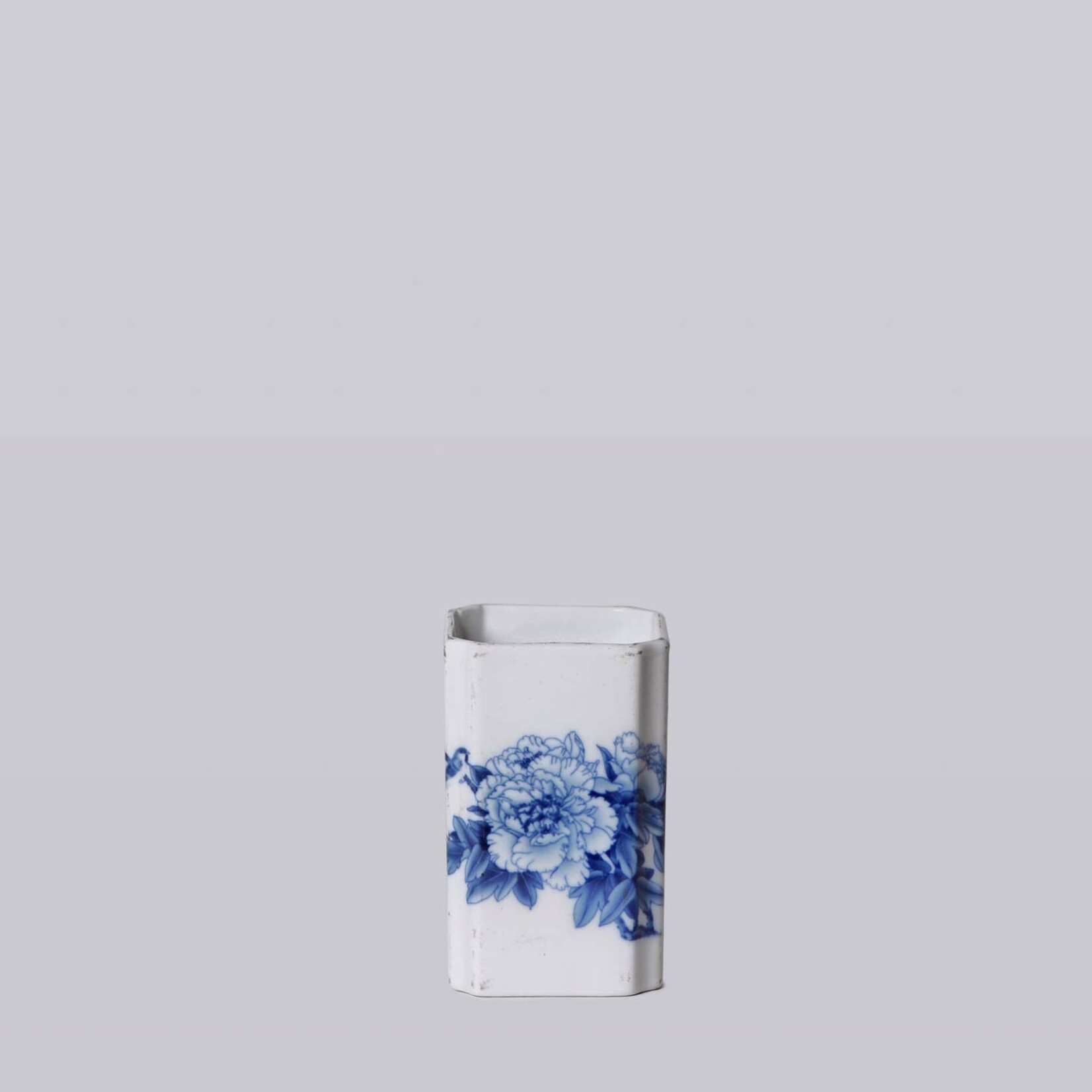 Cobalt Guild Porcelain Square Vase