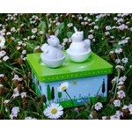 Jack Rabbit Creations Dancing Bunnies Music Box
