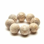 Deborah Rhodes Cocoa Wood Bracelet Napkin Ring (Set of 4)