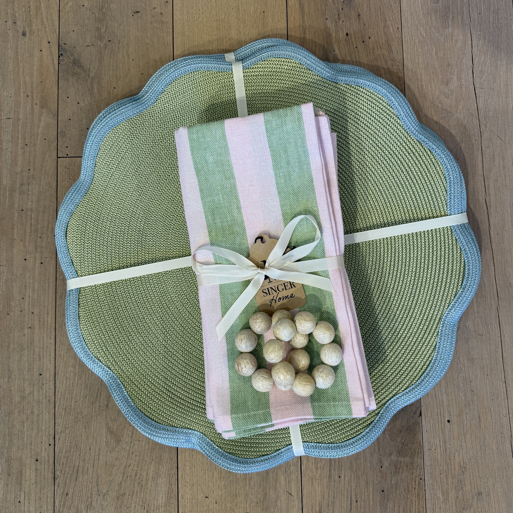 Deborah Rhodes Palm Beach Stripe Napkins (Set of 4)
