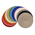 Deborah Rhodes Braided Placemat in Round (Set of 4) Bone