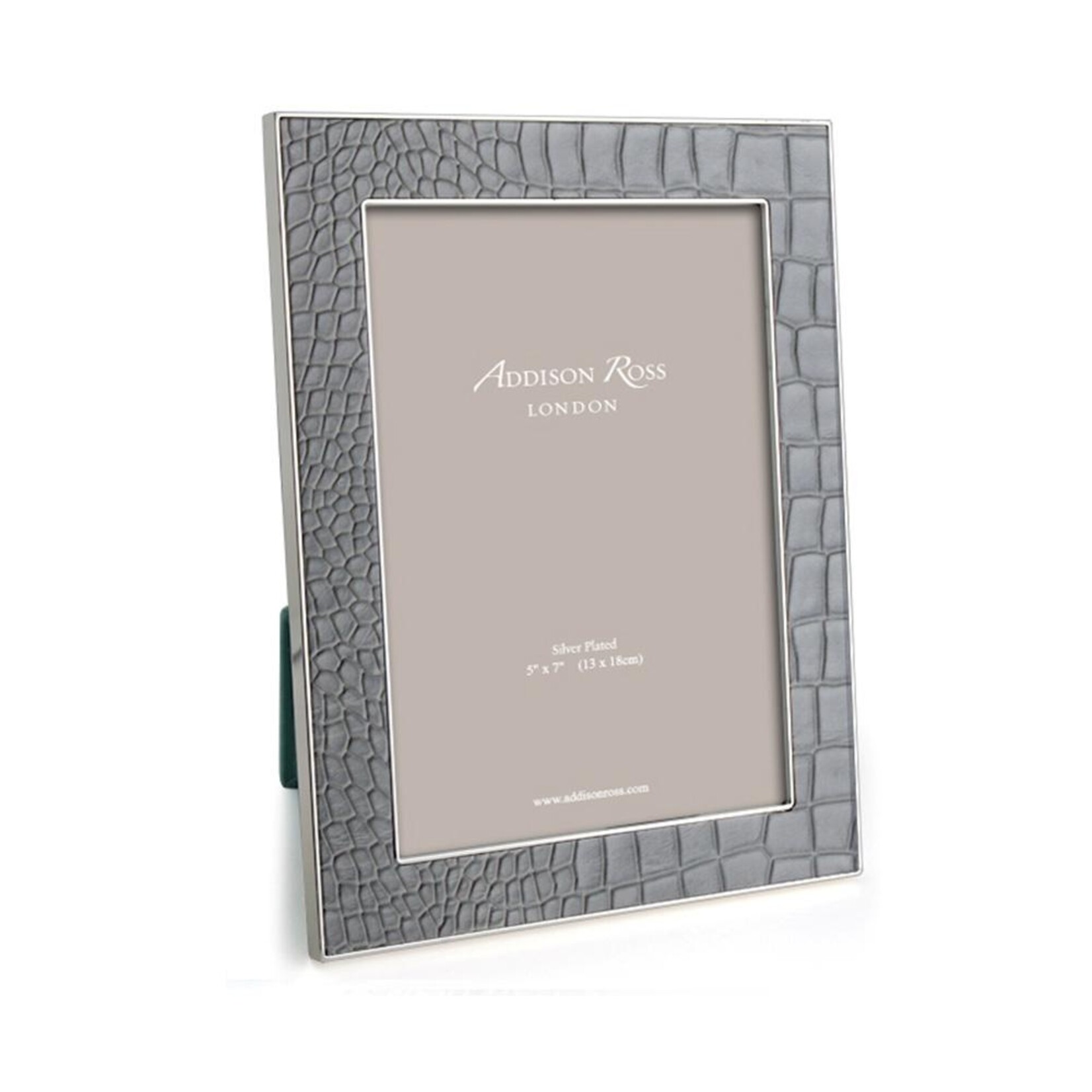 Addison Ross Dove Croc & Silver Photo Frame