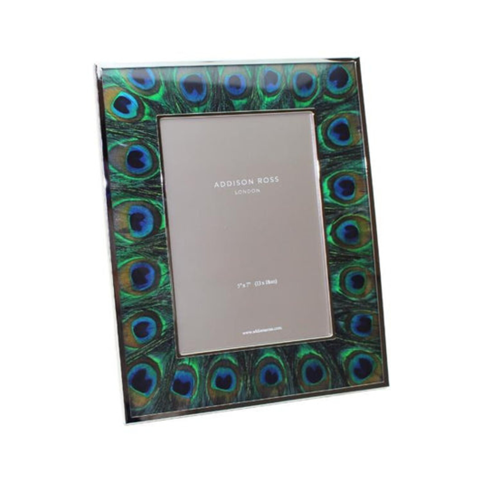 Addison Ross Faux Feather & Silver Photo Frames