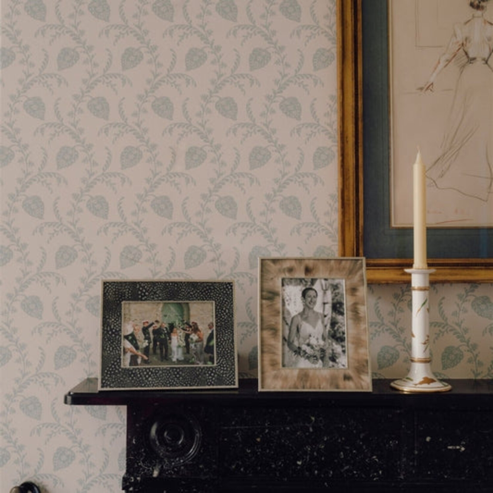 Addison Ross Faux Feather & Silver Photo Frames