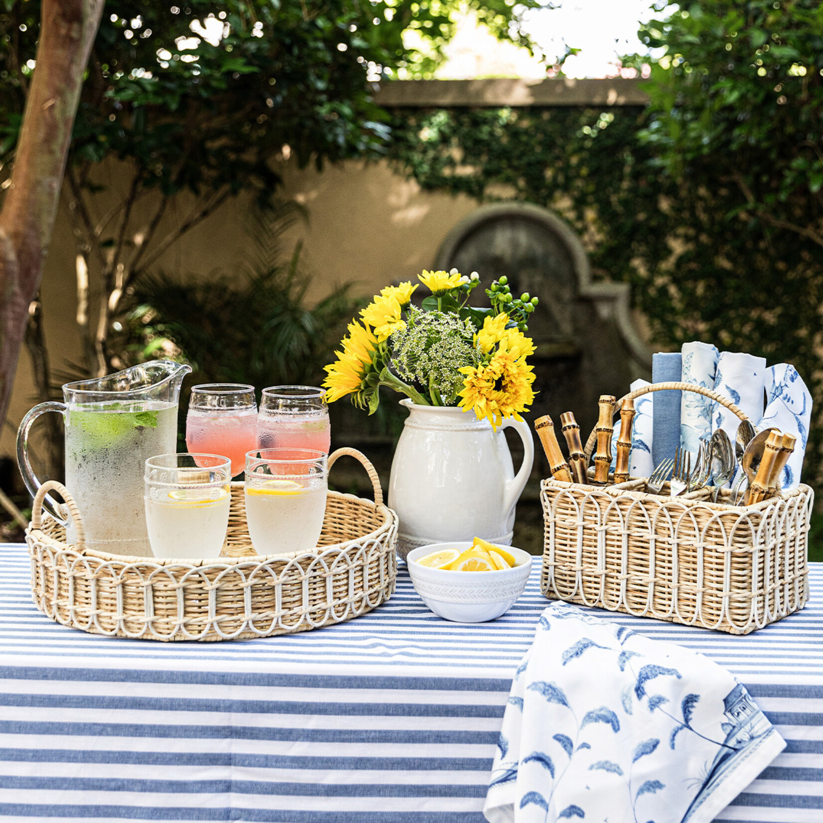 Juliska Provence Rattan Serveware