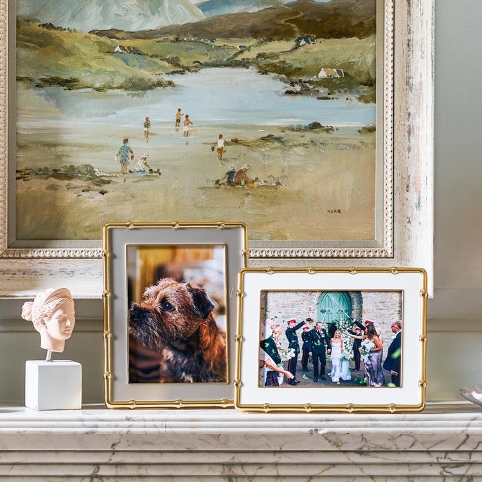 Addison Ross Gold Bamboo Photo Frames