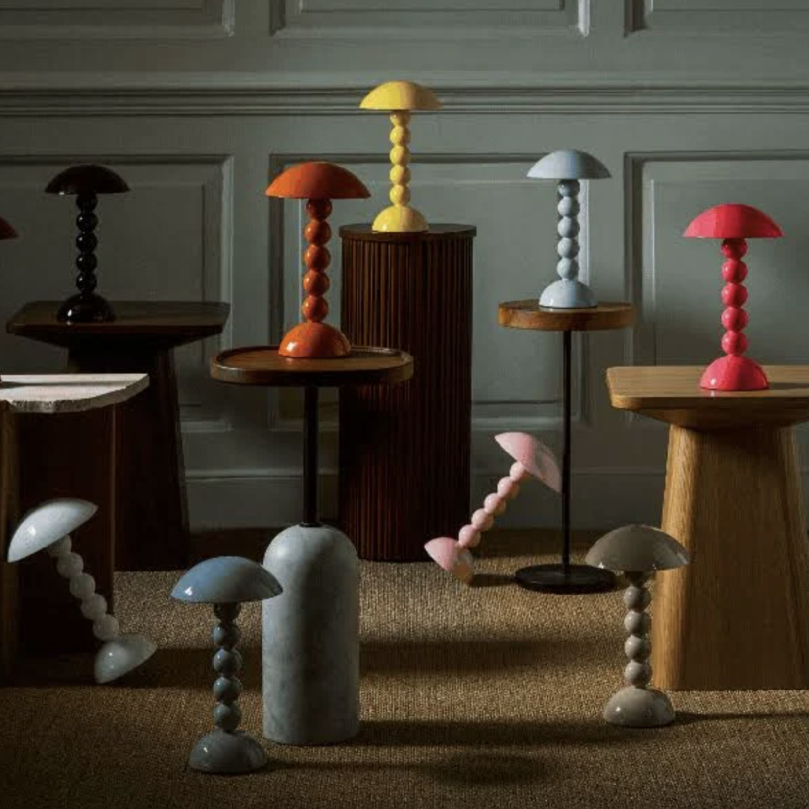 Addison Ross Lacquer Bobbin LED Lamps