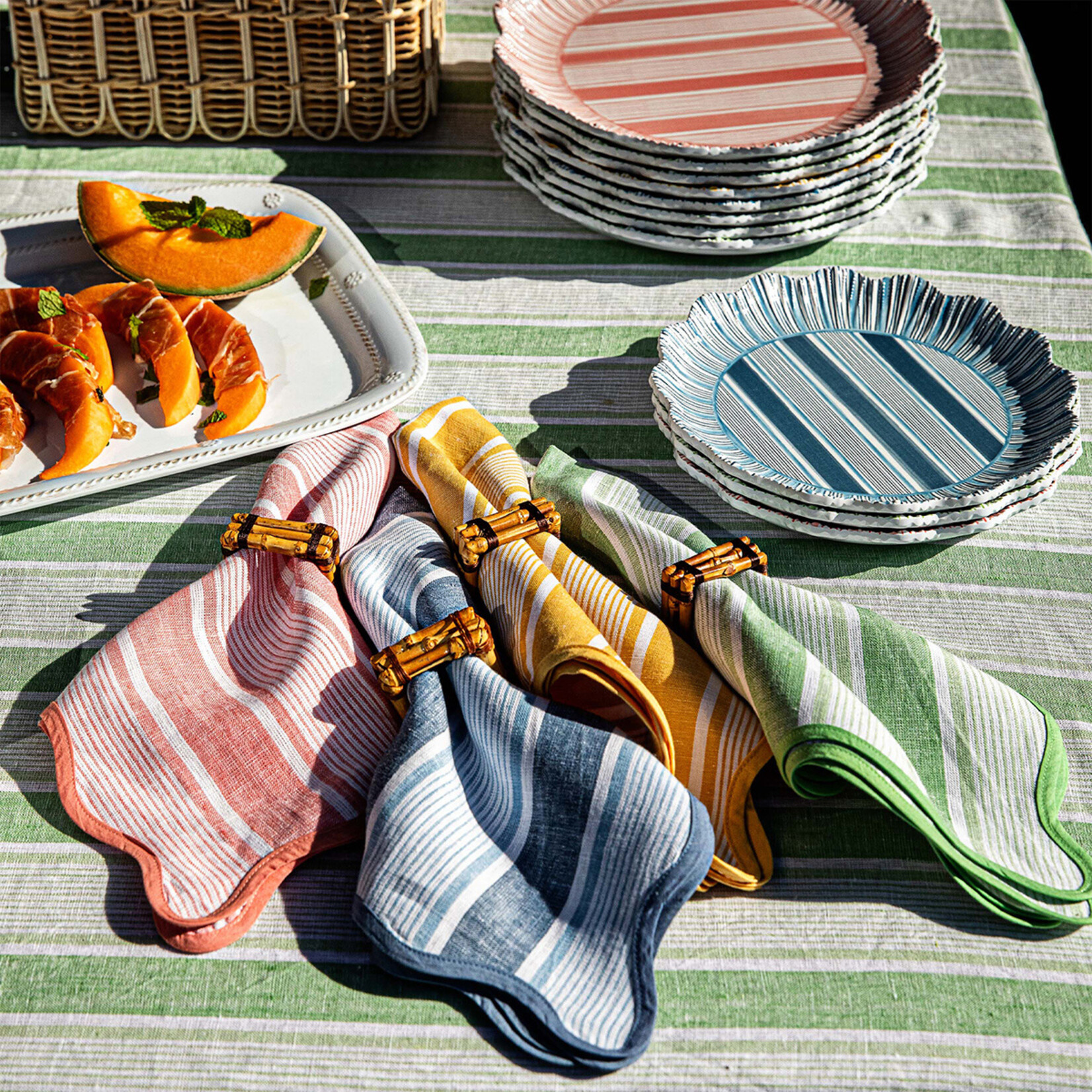 Juliska Cabana Stripe Linens