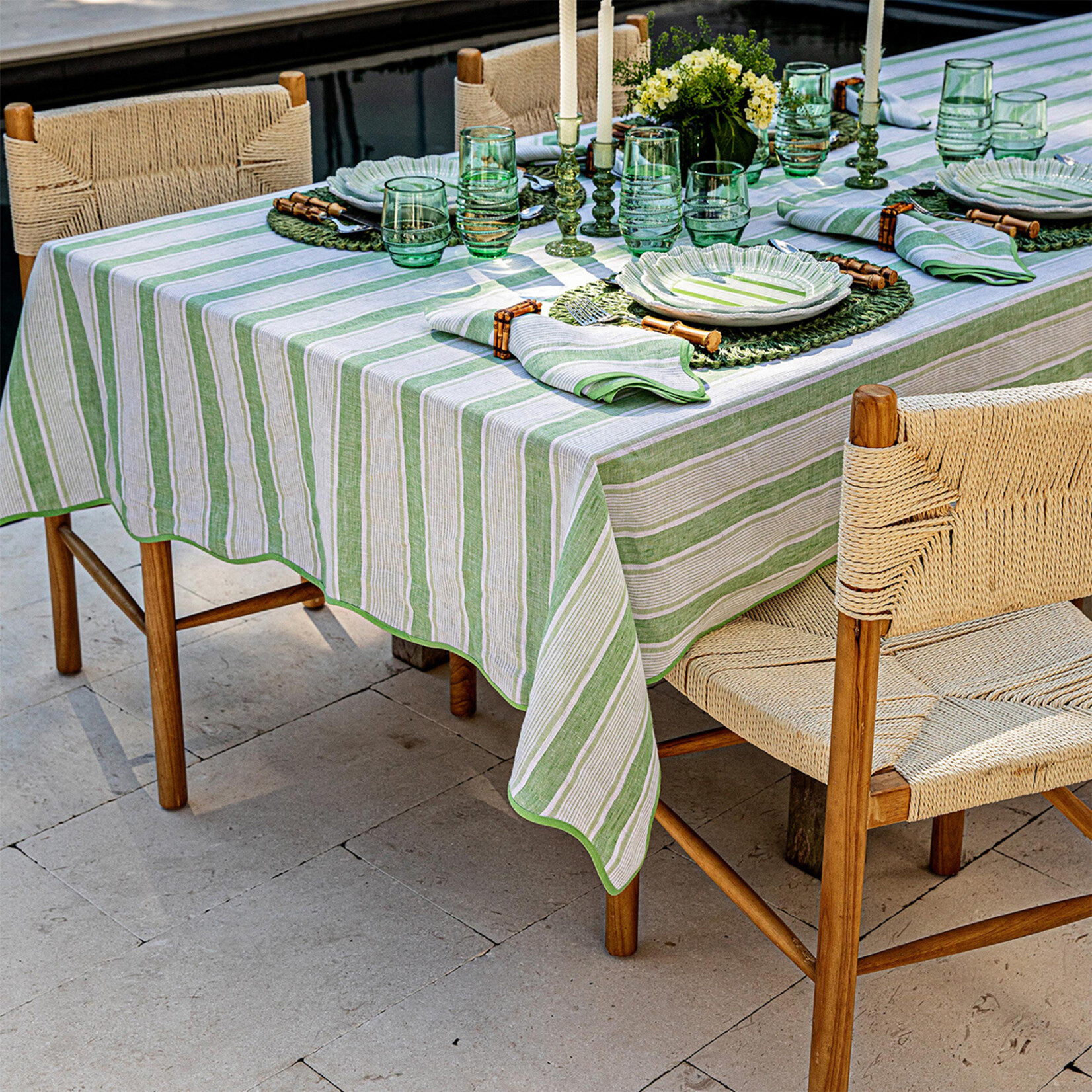Juliska Cabana Stripe Linens