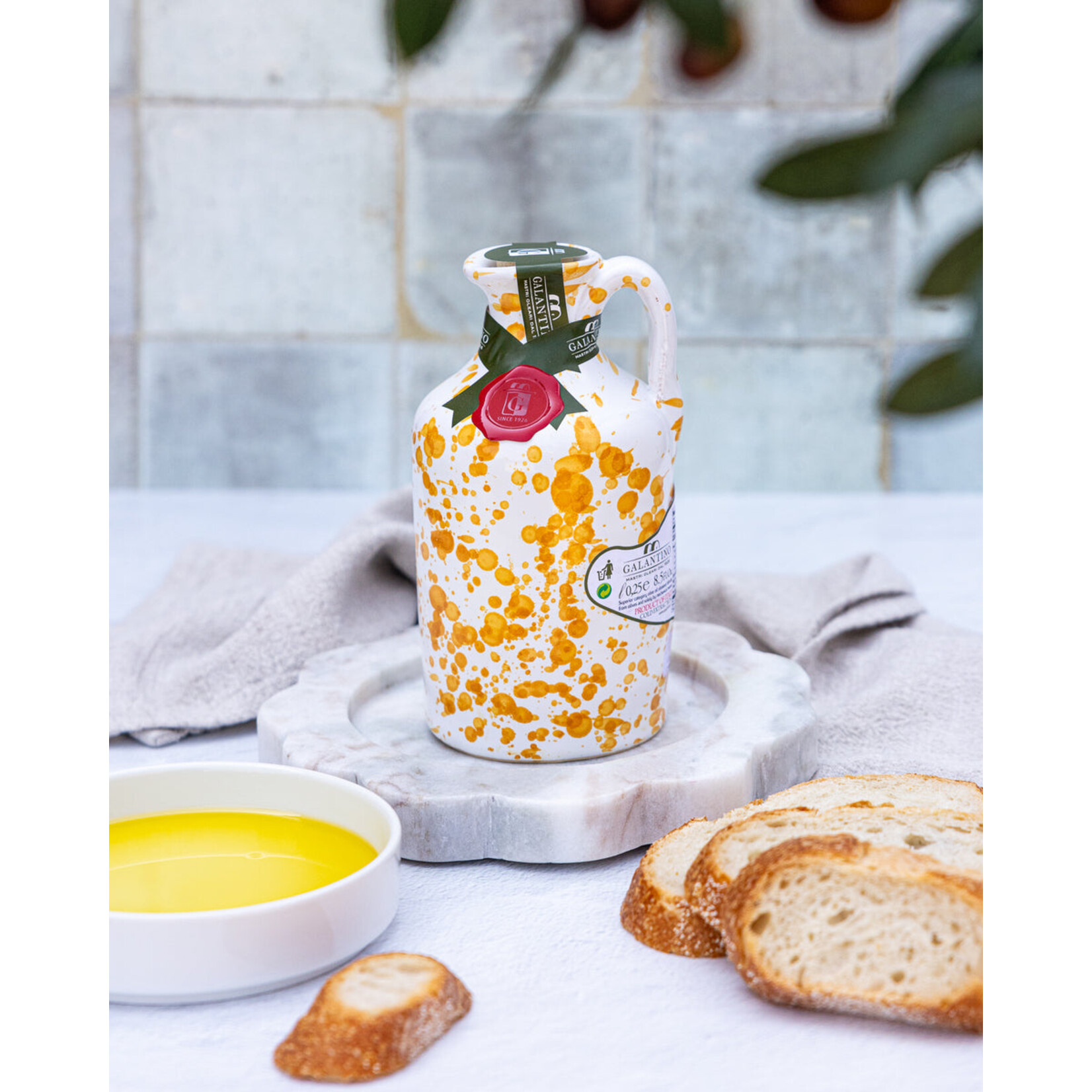 Frantoio Galantino Galantino EVOO in Ceramic Fantasia