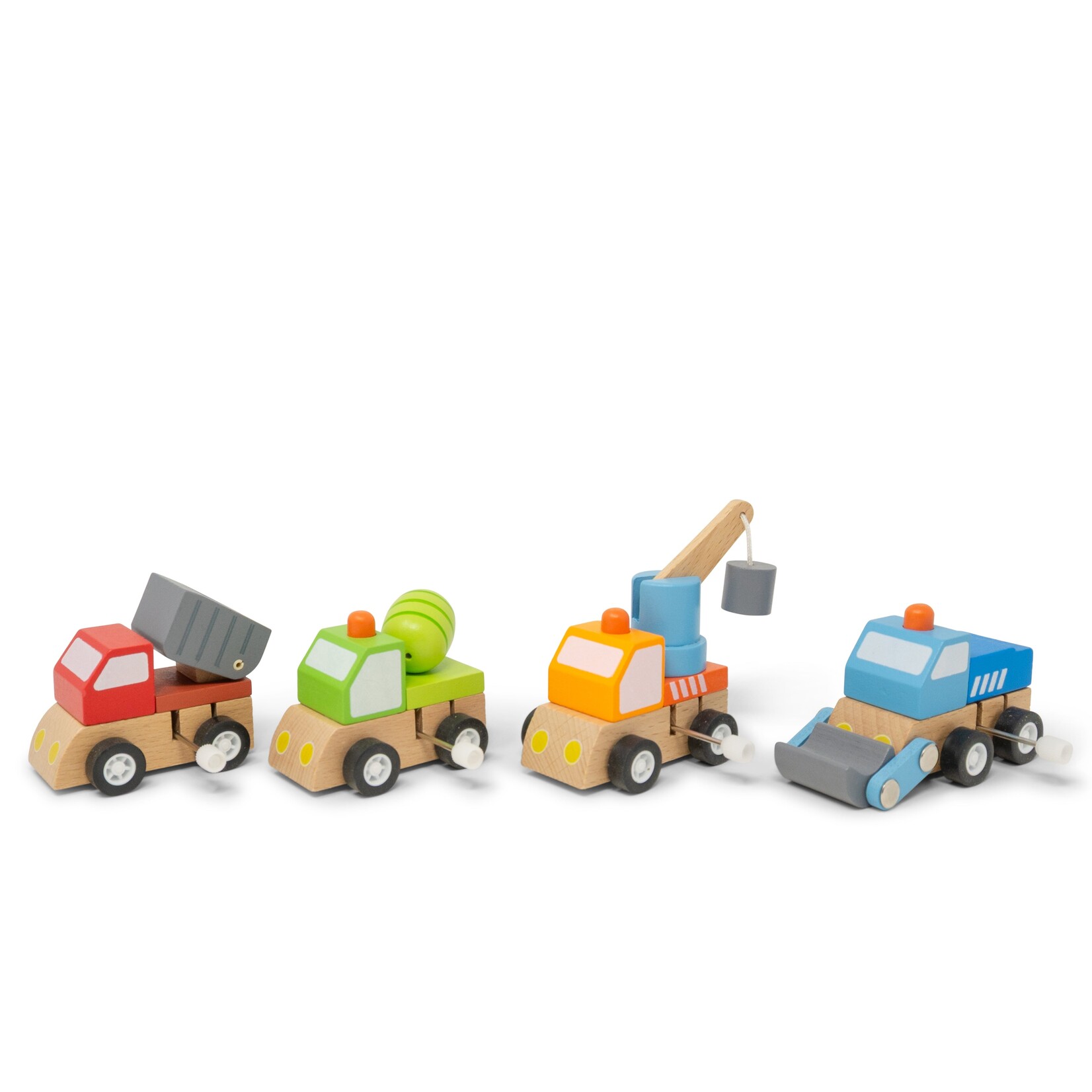 Jack Rabbit Creations Wind-Up Construction Trucks