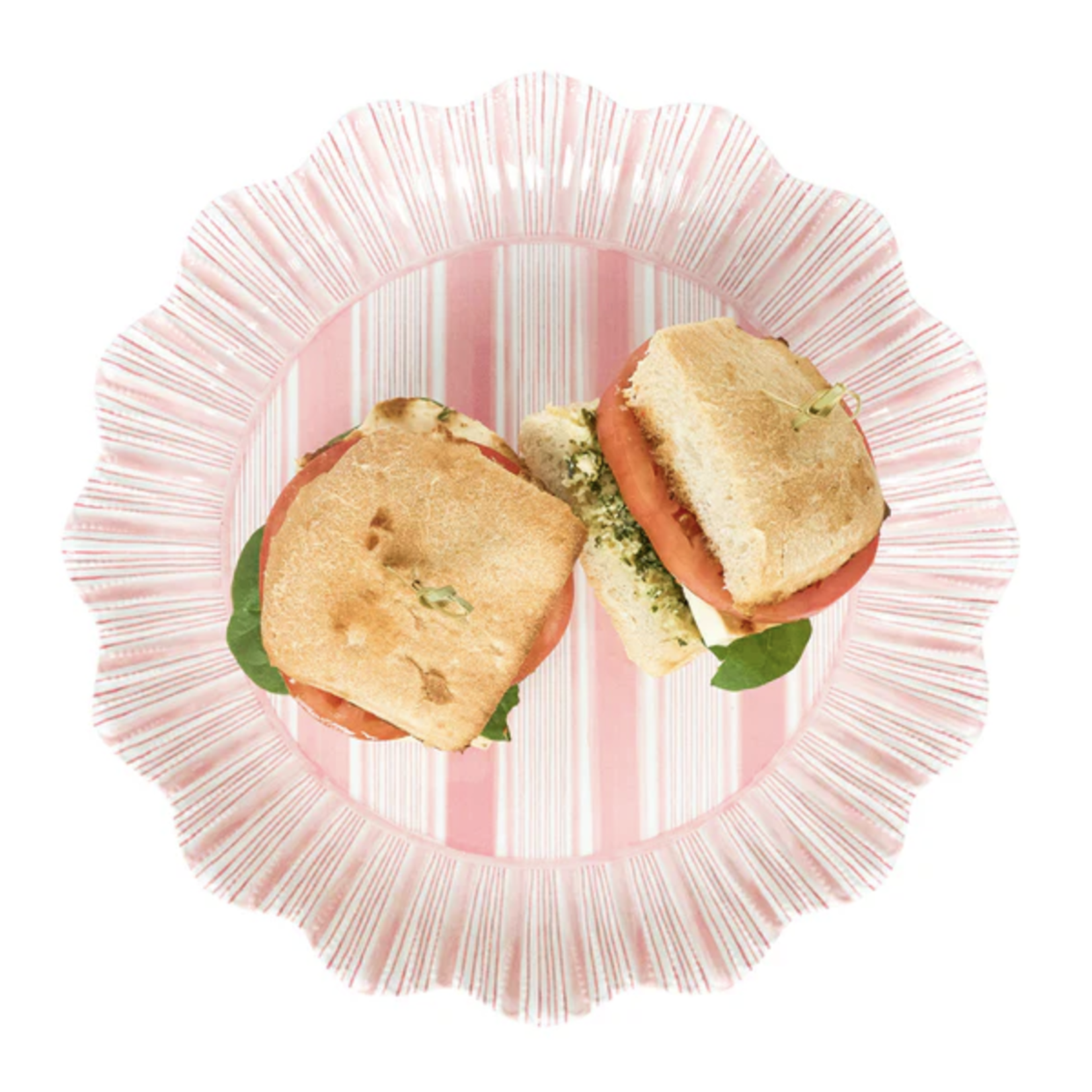 Juliska Cabana Stripe Melamine Plates (Set of 4)