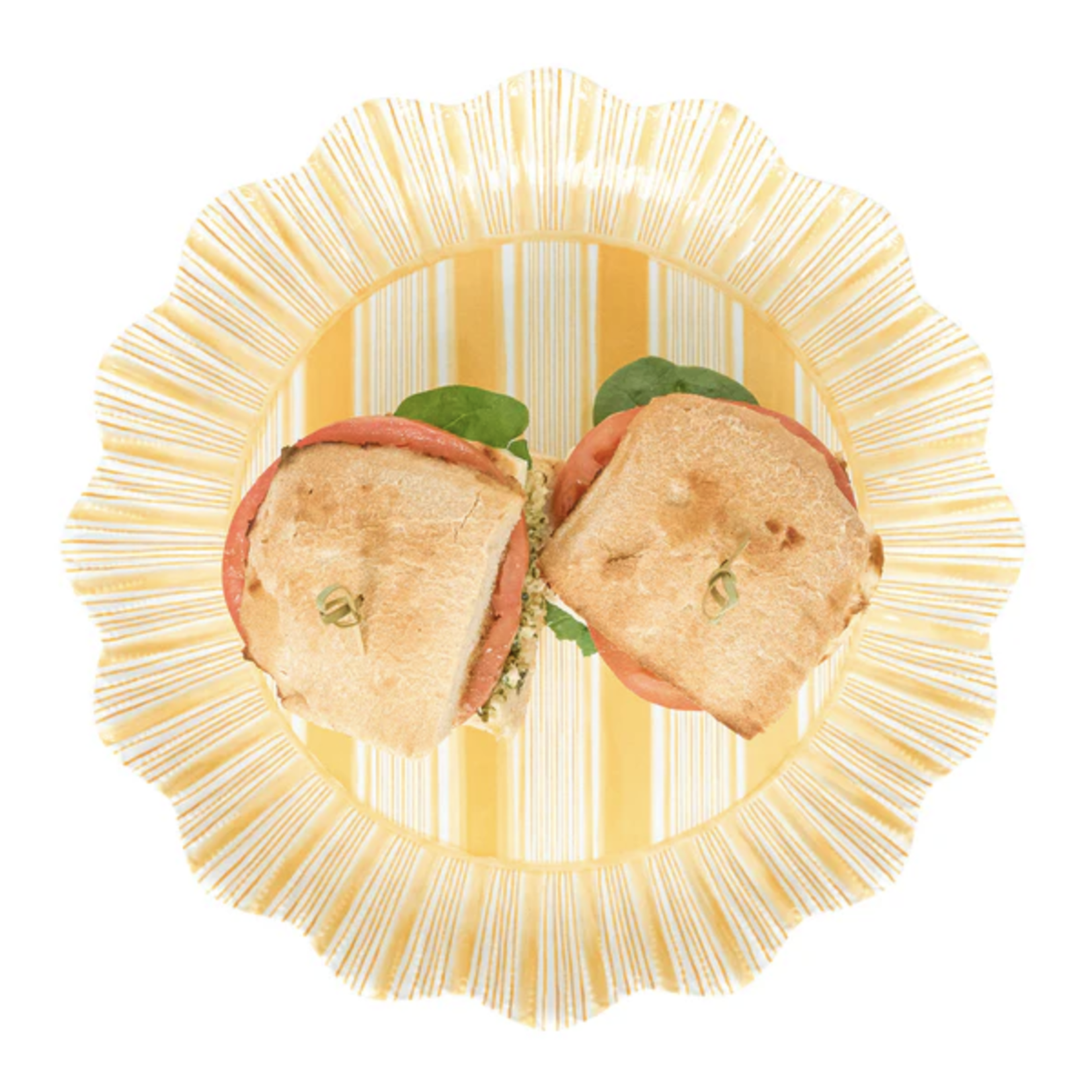 Juliska Cabana Stripe Melamine Plates (Set of 4)