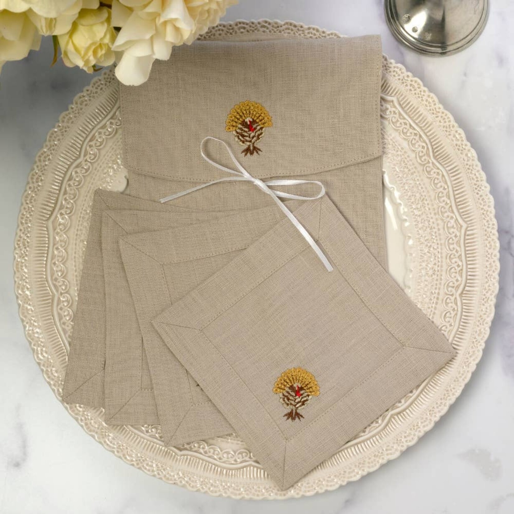 Arte Italica Holiday Cocktail Napkins (Set of 4)