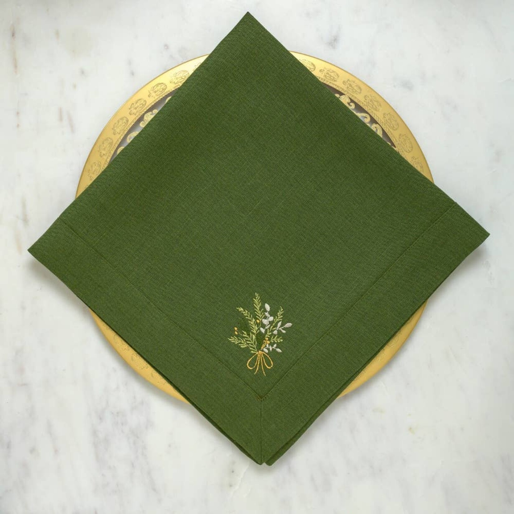 Arte Italica Holiday Linen Napkins (Set of 4)