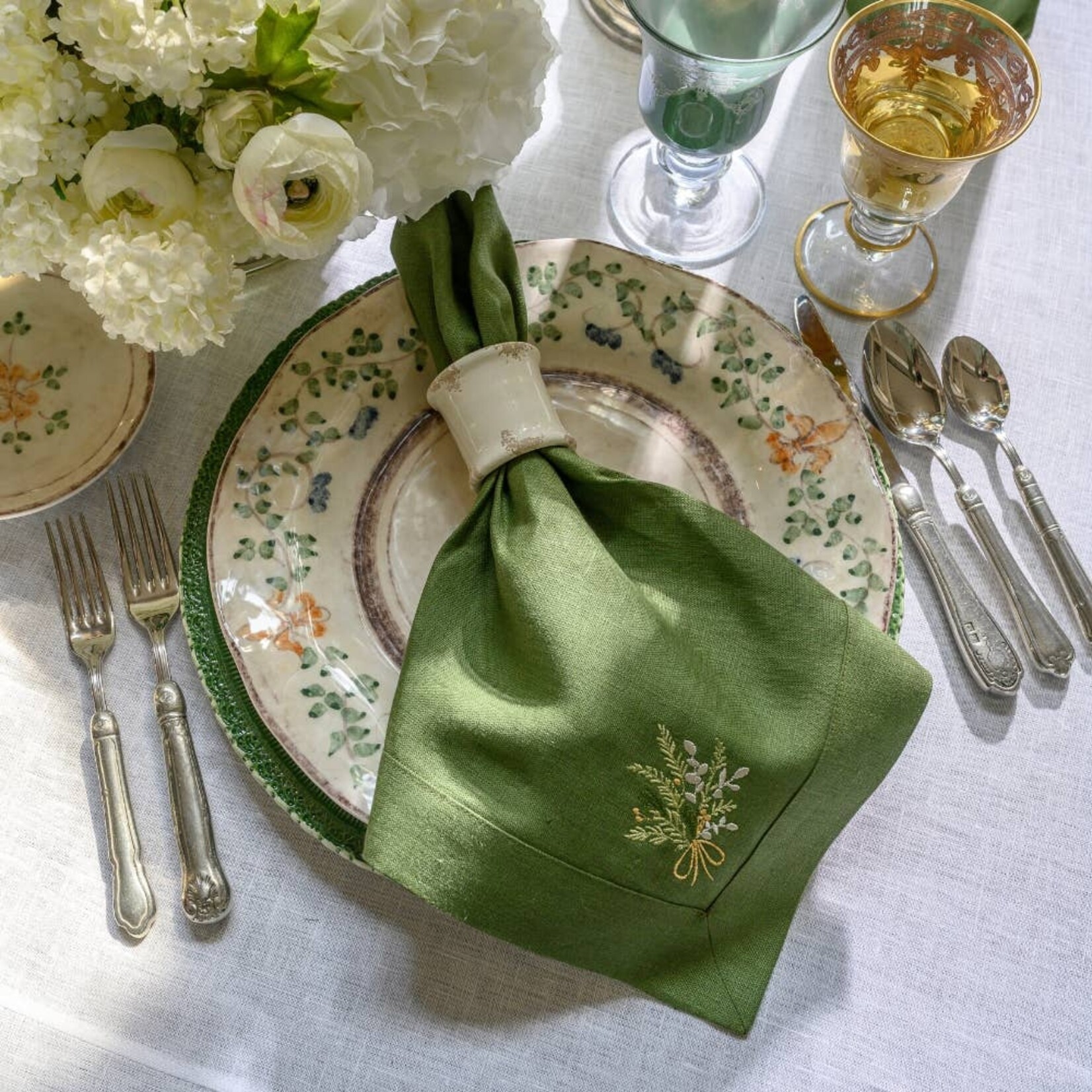 Arte Italica Holiday Linen Napkins (Set of 4)