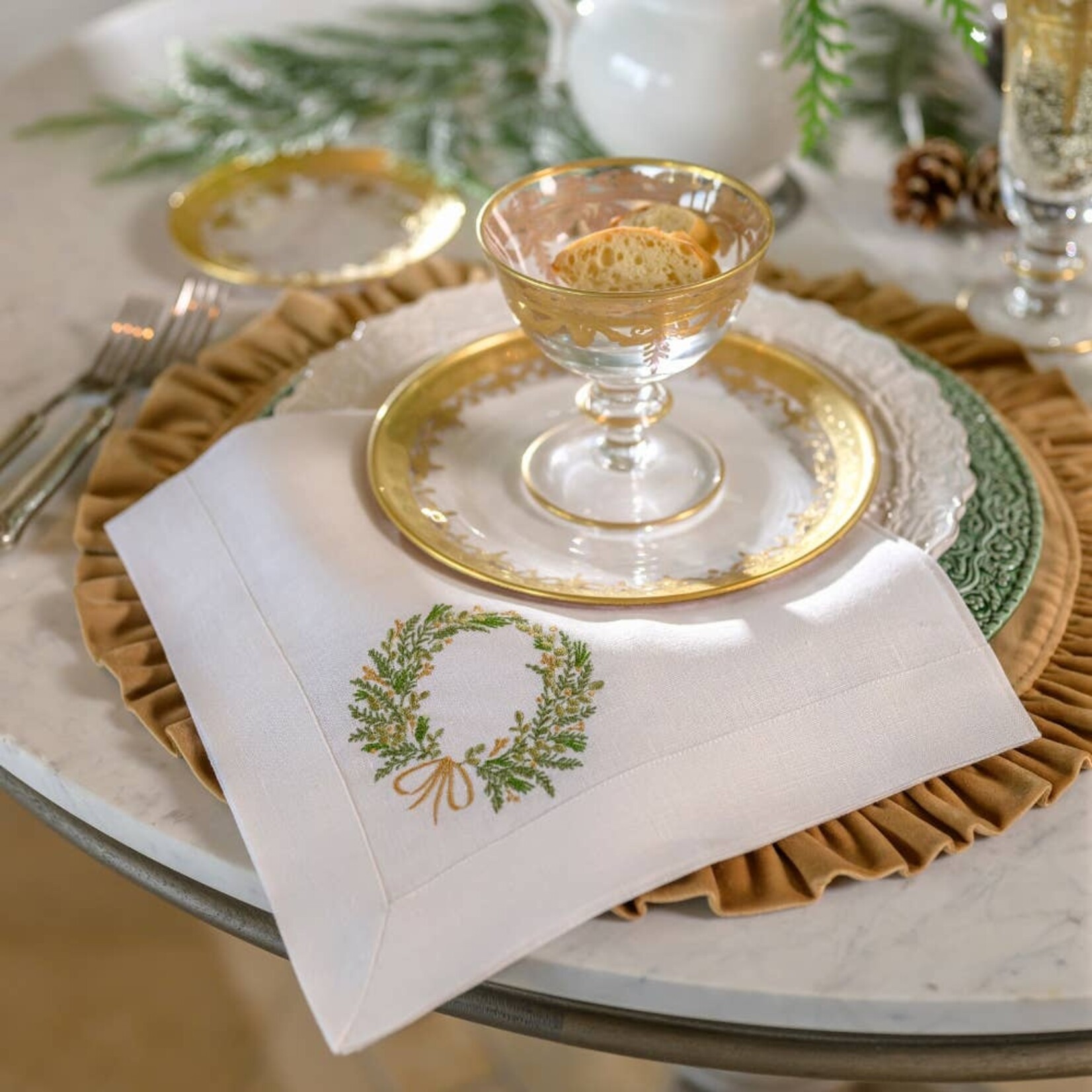 Arte Italica Holiday Linen Napkins (Set of 4)