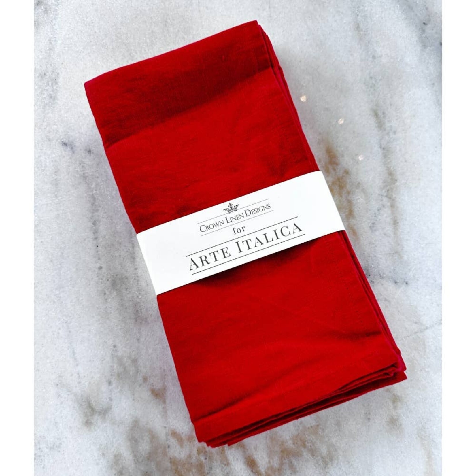 Arte Italica Washed Linen Napkin Set of 4