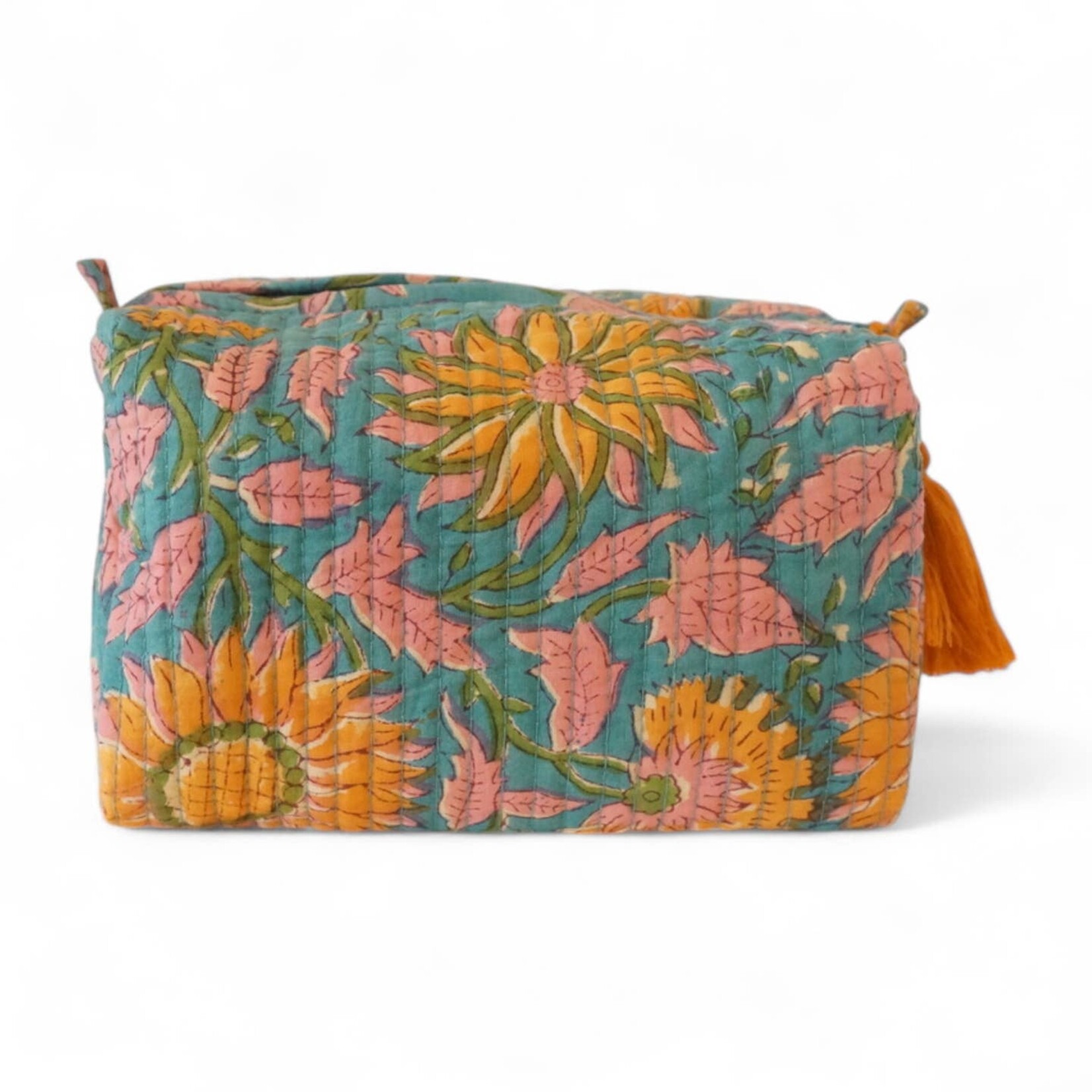 Claire Beaugrand Printed Cotton Toiletry Bags