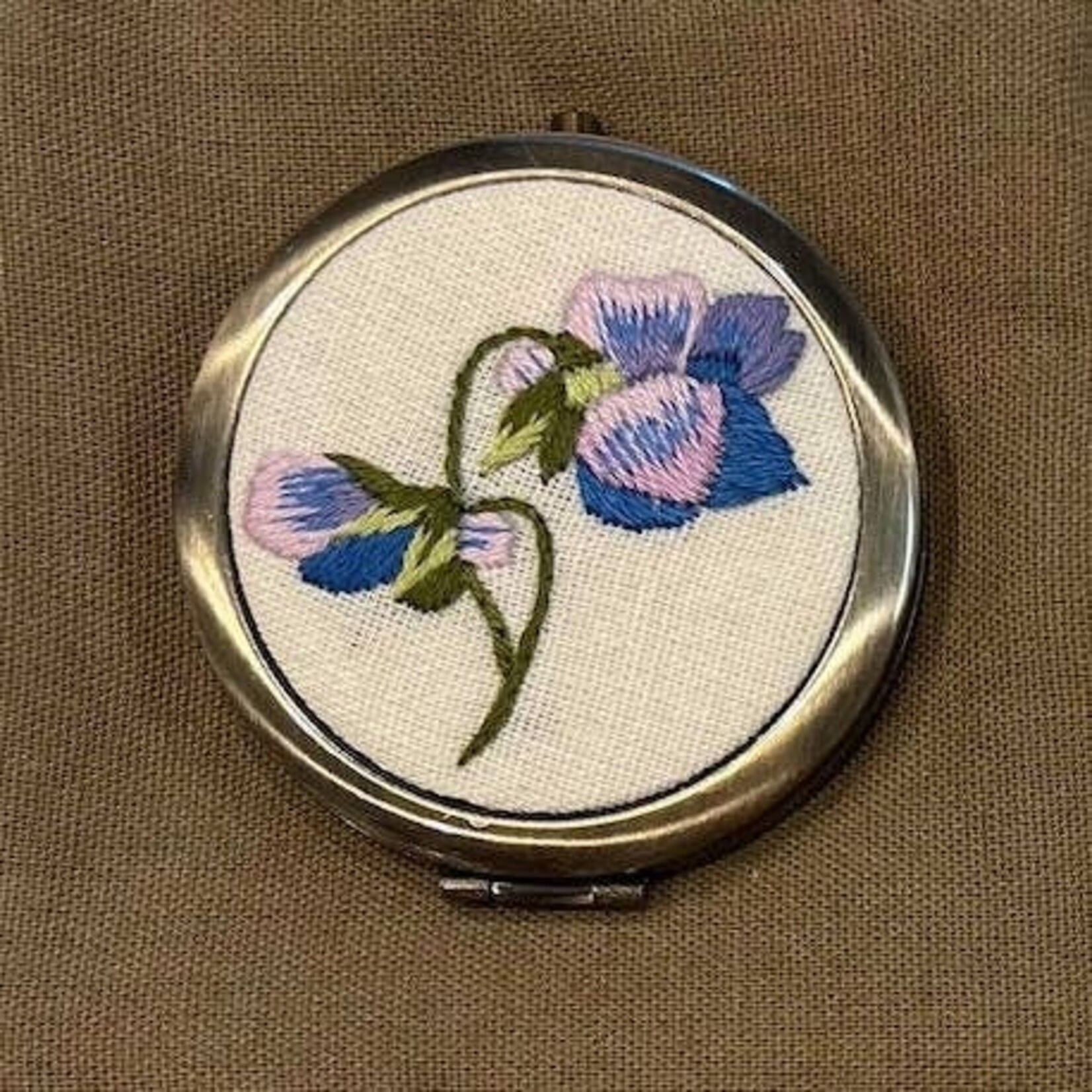 Quince Fables Embroidered Compact Mirrors