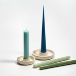 Green Tree Home Cone Taper Candles (Set of 2) - 14"