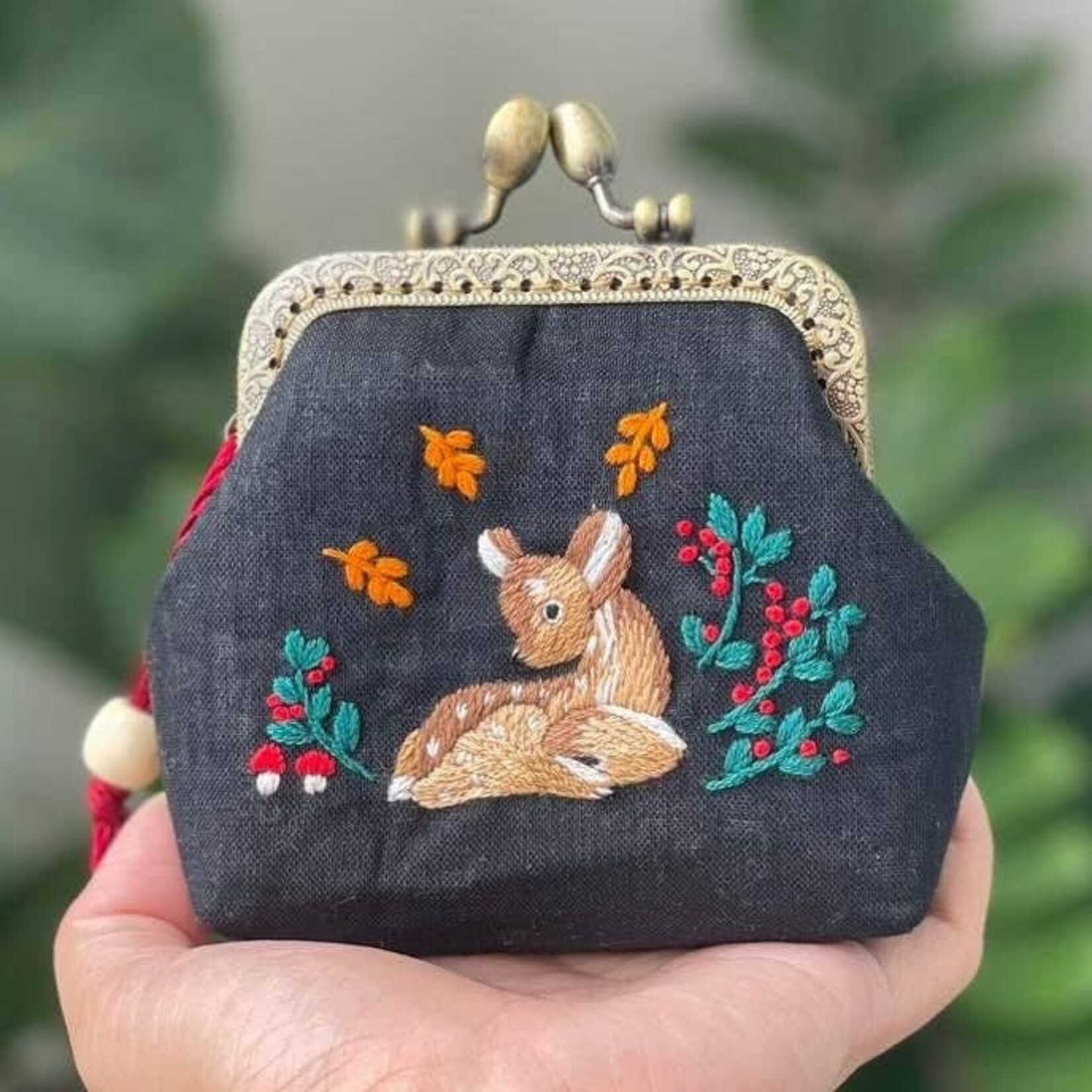 Quince Fables Embroidered Coin Purses